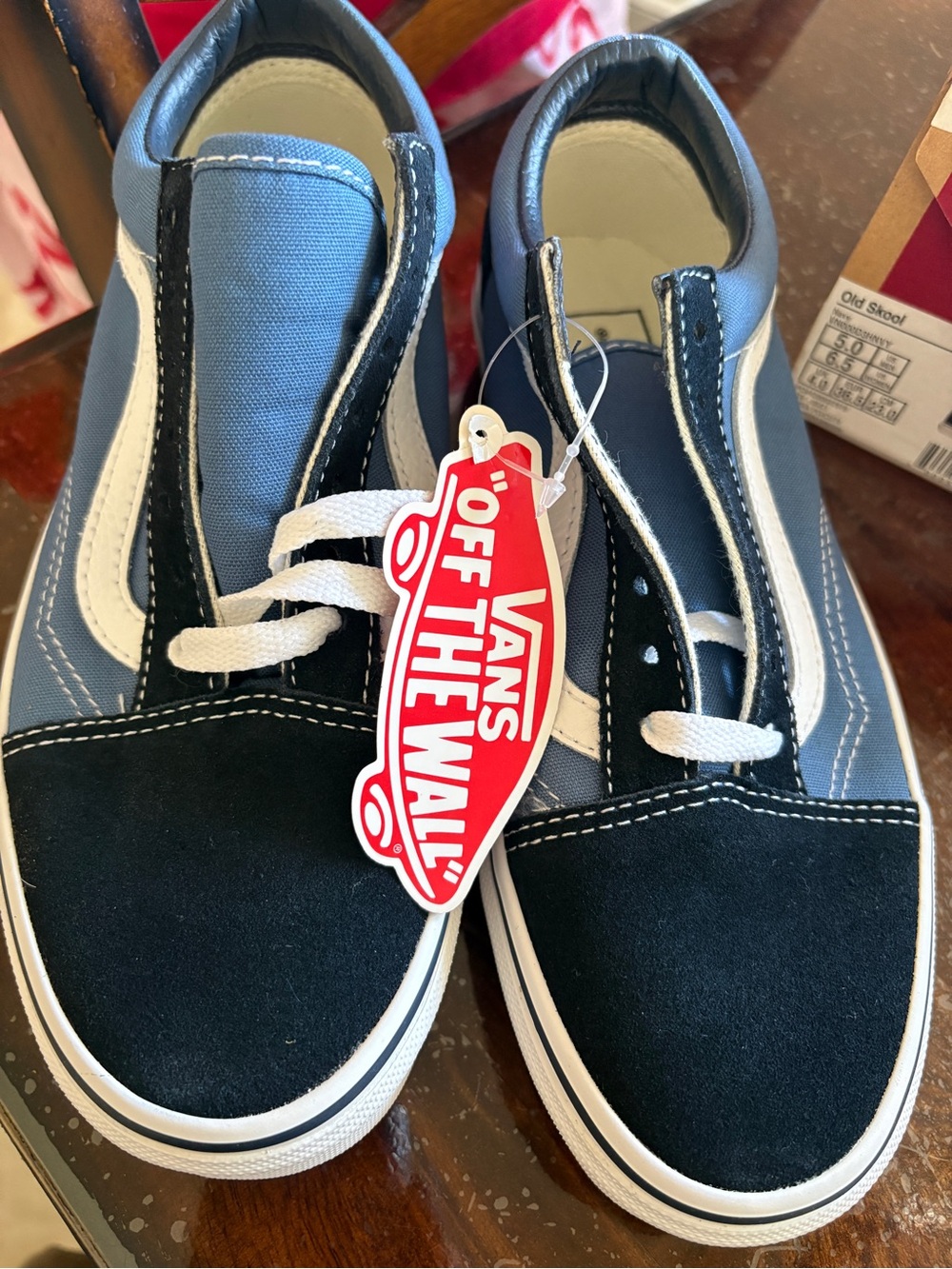 Vans Old Skool Navy Low-Top Skate Sneakers